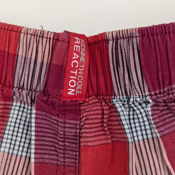 Kenneth Cole Reaction UNISEX (Size Large) Plaid Boxers Shorts / Pyjama Bottoms - Picture 4 of 12